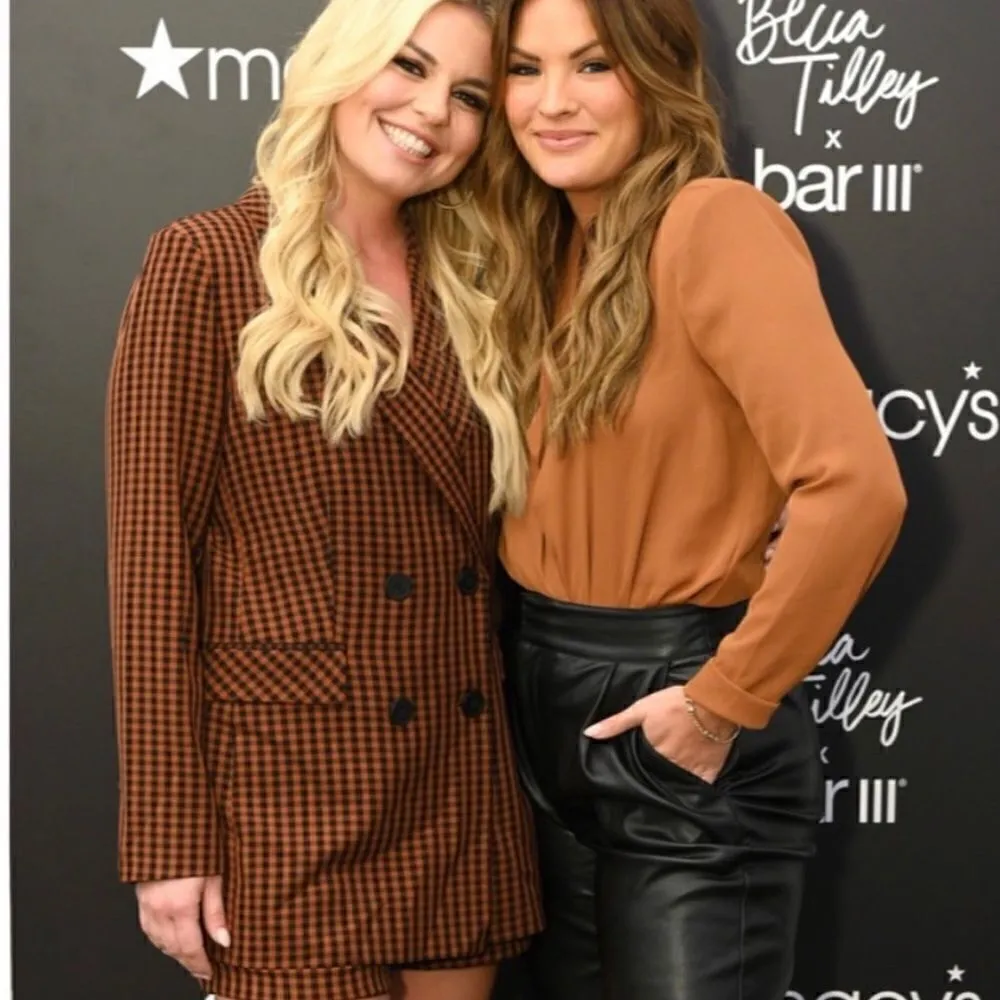 Becca Tilley X BAR III Powersuit Gingham Blazer‎ Size XS - Image 4