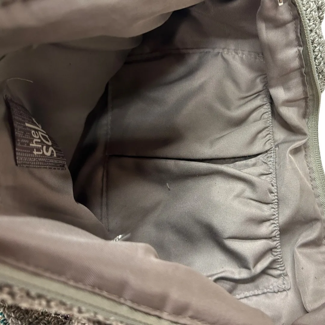 The Sak Belle Crochet Multi Striped Boho Shoulder Tote Purse Handbag One Size - Image 4