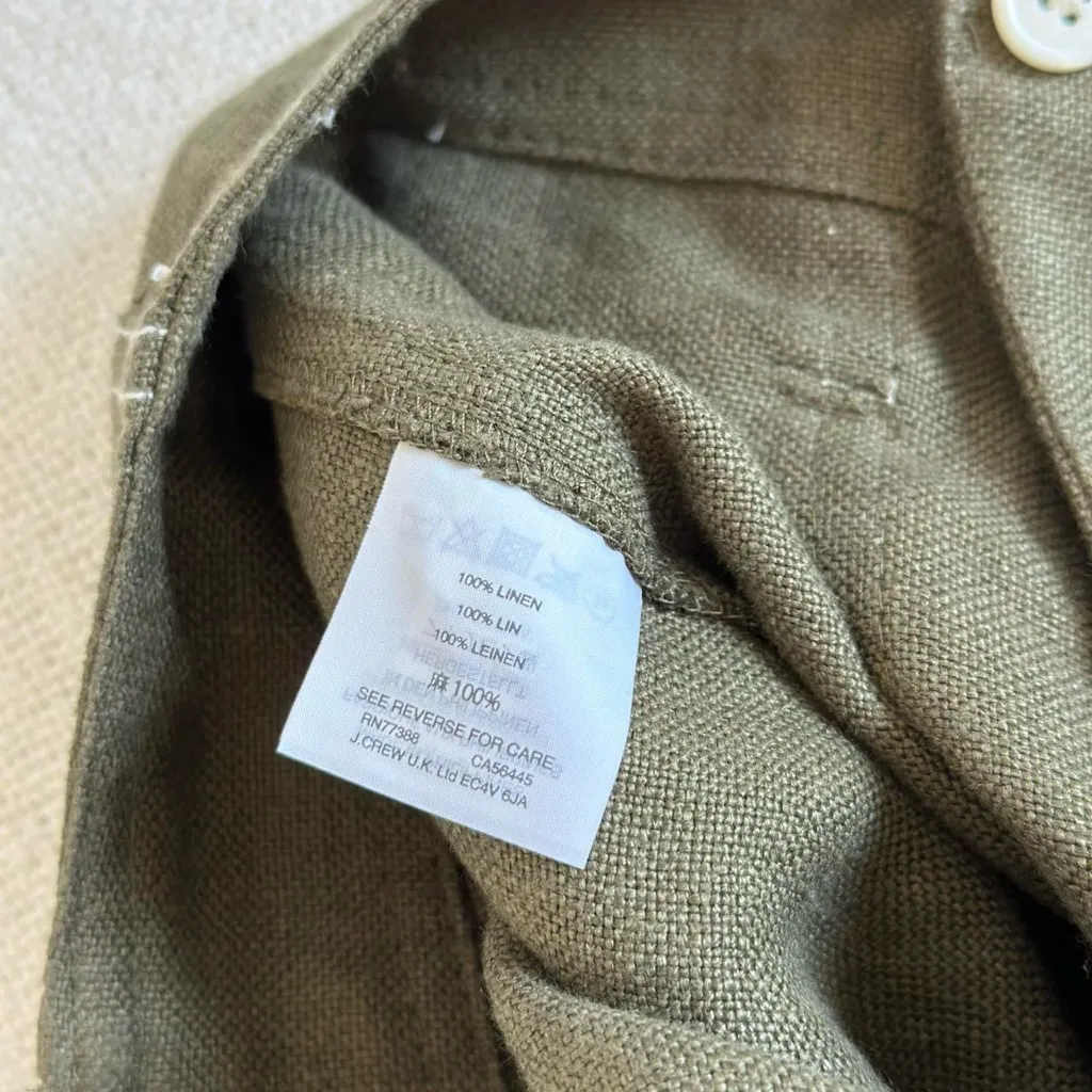 J.Crew Point Sur Surplus Pant in Linen, Size 2 - Image 7