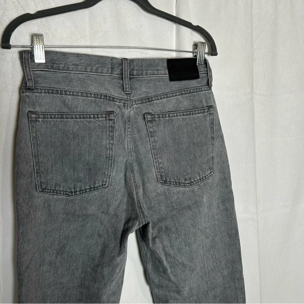 Everlane Washed Black 90’s Cheeky Jean 100% Organic Cotton Straight Leg 27 Crop - Image 4