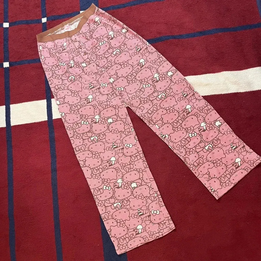 Vintage Hello Kitty pink pajamas
NWOT Sanrio 2000s 2006 
Women’s M medium - Image 5