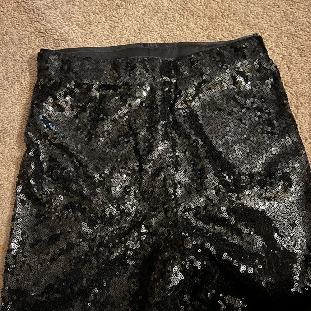 WAYF  pull on sequin leggings xs - Image 4
