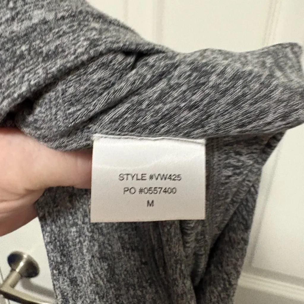 Vuori Halo Essential Heather DreamKnit Gray Women’s Size M Comfy Wide Leg Pants - Image 12