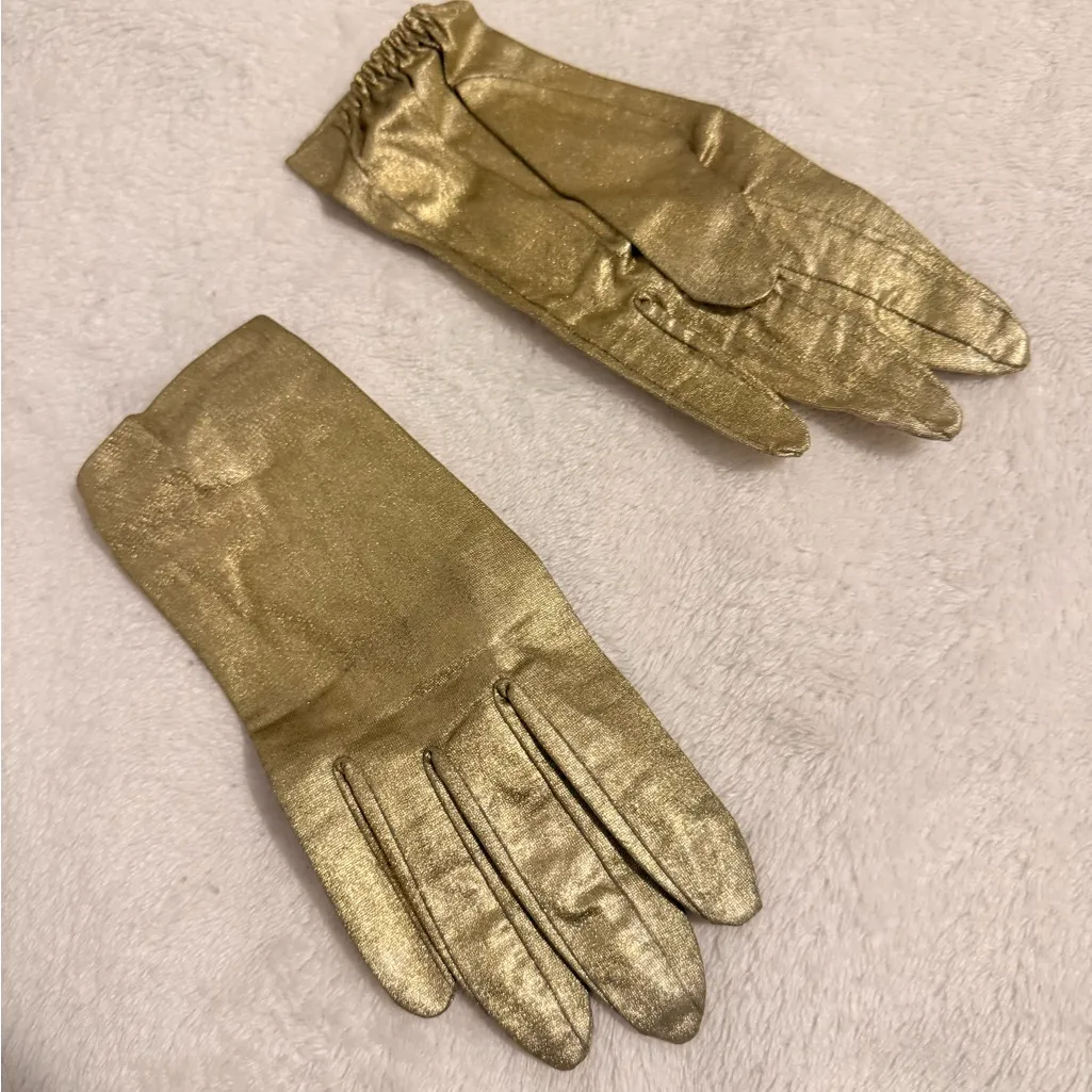 Shimmering Gold Women's Gloves - Image 3