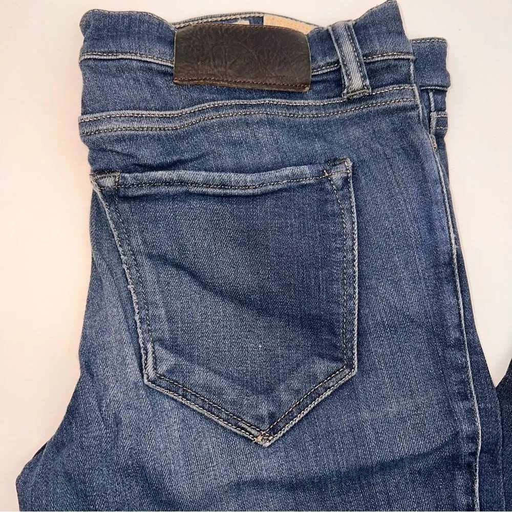 All Saints Ashby Low Rise Skinny Fit Medium Dark Wash Denim Jeans Size W28 - Image 6