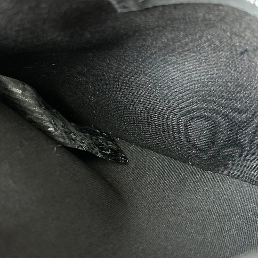 By Anthropologie Georgia Studded Crossbody Bag Black Faux Leather - Image 8