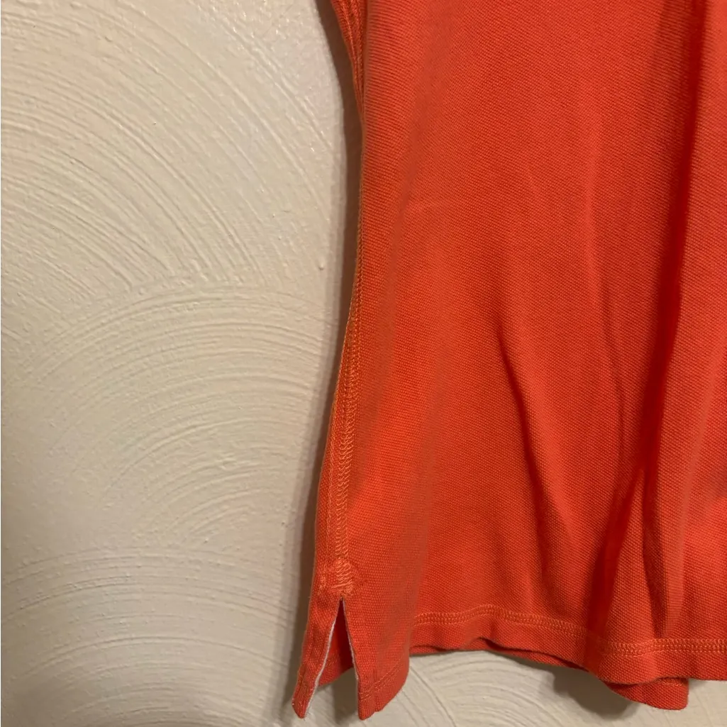 Gilly Hicks Vibrant Orange Polo Shirt - Image 7
