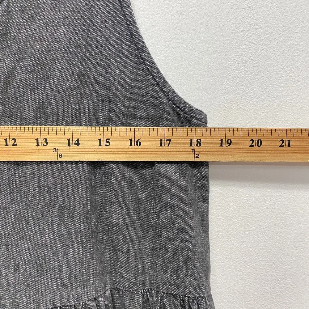 Vintage LADY IN WAITING Maternity Overall 60’s 70’s Dress Size Small 1 Pocket Yellow - Image 8