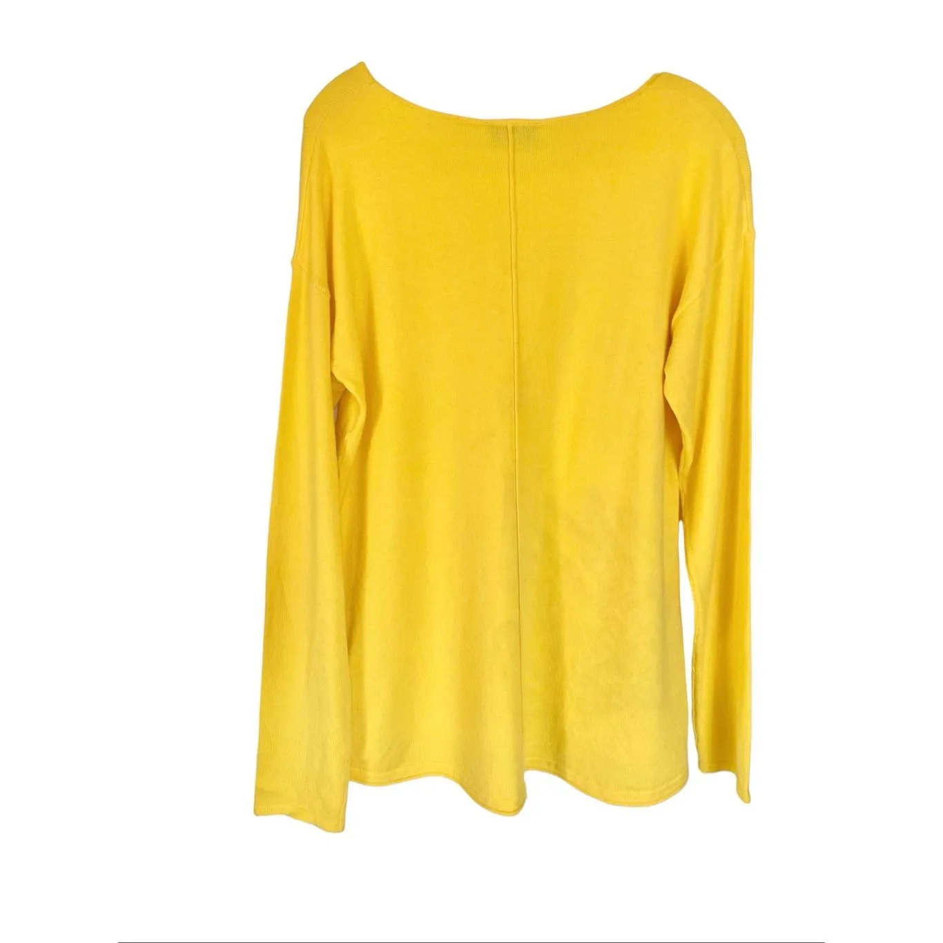 Gibson Latimer Yellow Knit Sweater Sz M NWT - Image 2