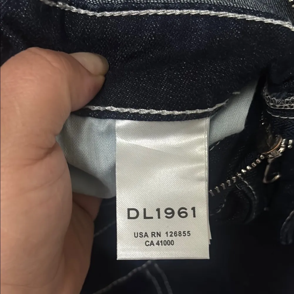 DL1961 Women's Navy Denim Romper - Image 7