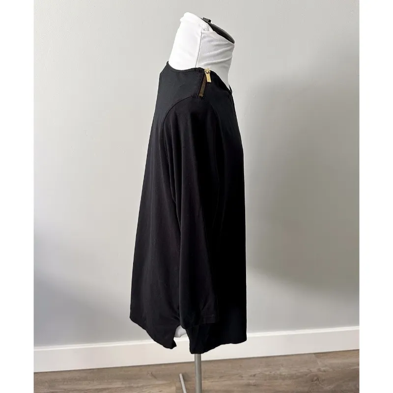 Michael Kors  Gold Shoulder Zipper Top - Image 7