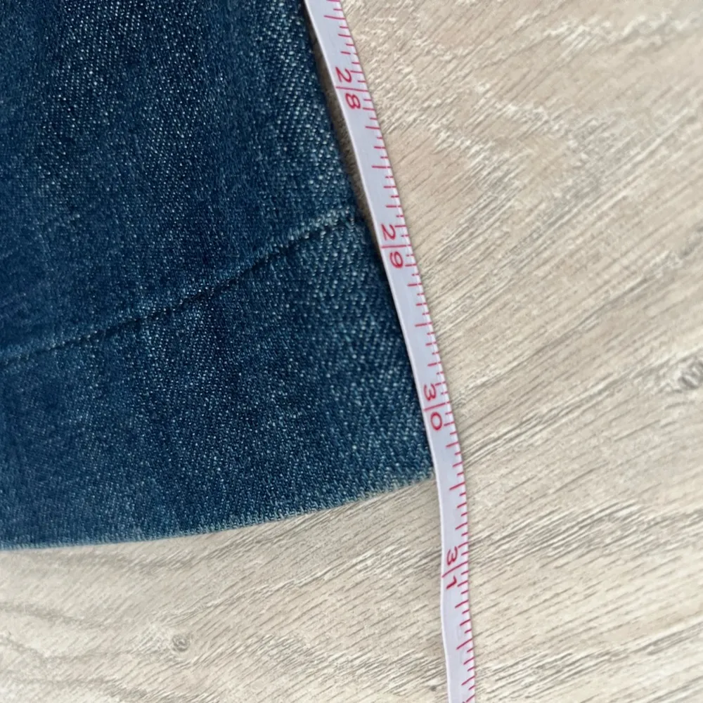 7FAM  Dojo Vintage Bootcut Flare Jeans | Medium Blue | 25 *flaw - Image 9