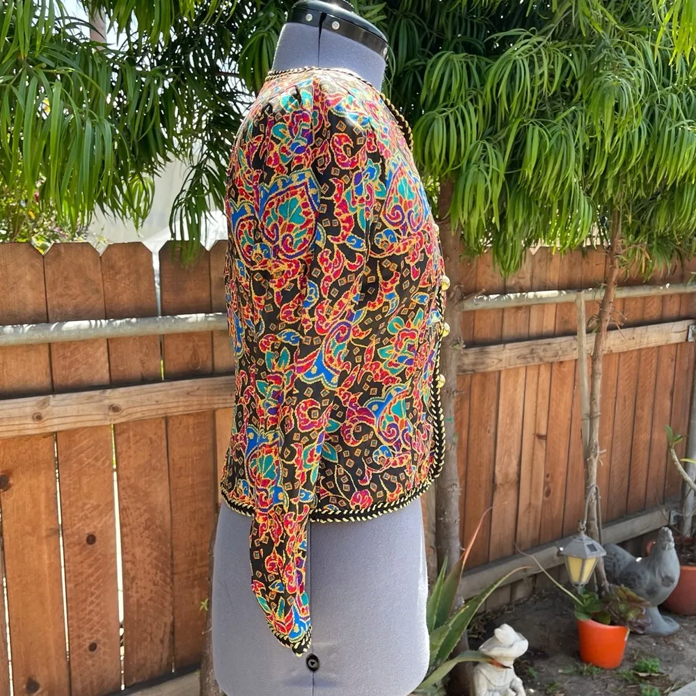 Maggy London Vintage  Silk Jacket - Image 3