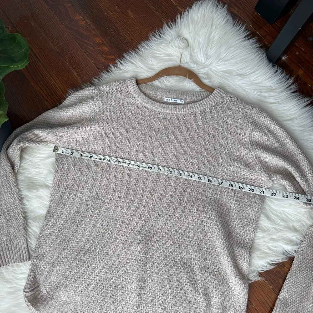 Neutral Cream Tan Soft Sweater - Image 5