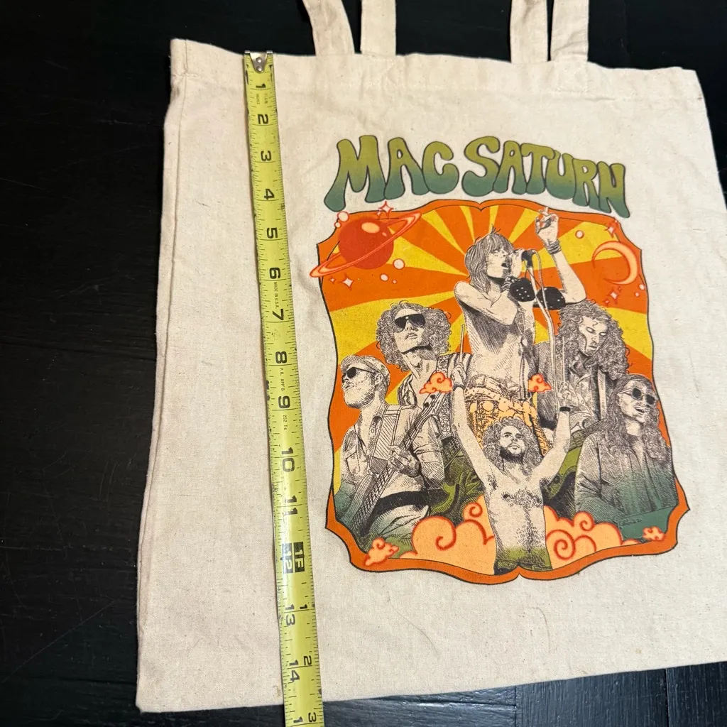 Mac Saturn Graphic Tote Bag - Image 2