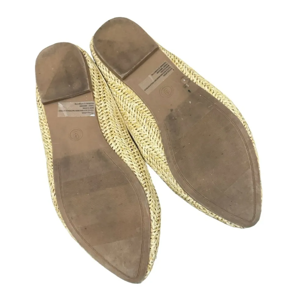 Universal Thread Violet Light Brown Woven Slip On Mules 9 - Image 2