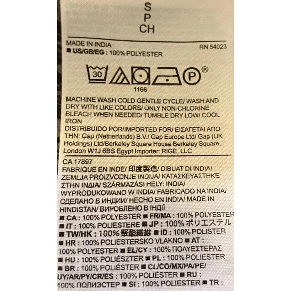 Banana Republic Grey White Long Sleeve Button Up Blouse Women's Sz Small​ - Image 15