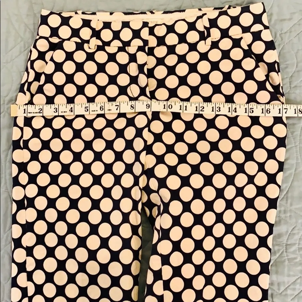 J. Crew Pop Art Polka Dot Cafe Capris. EUC. - Image 14