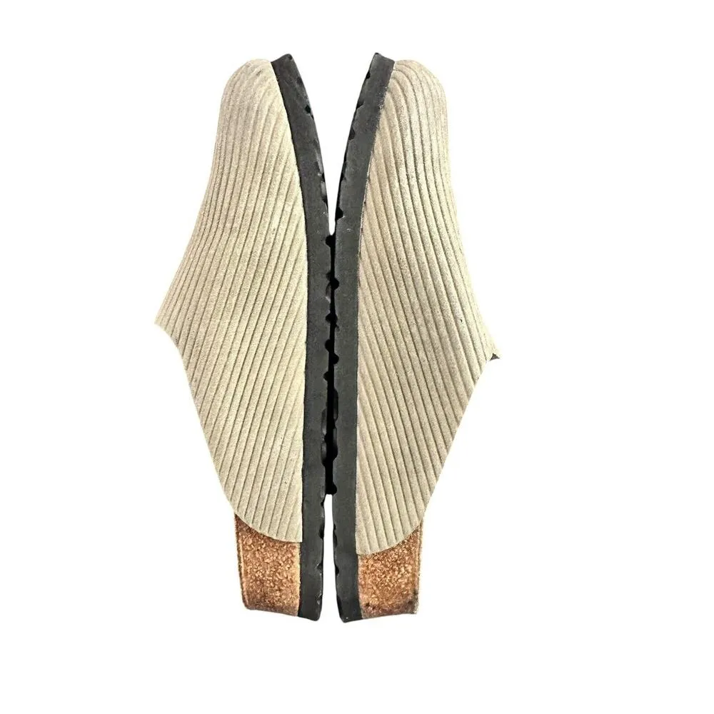 Ladies Birkenstock 230 36 L5 ribbed corduroy slides birkis - Image 5