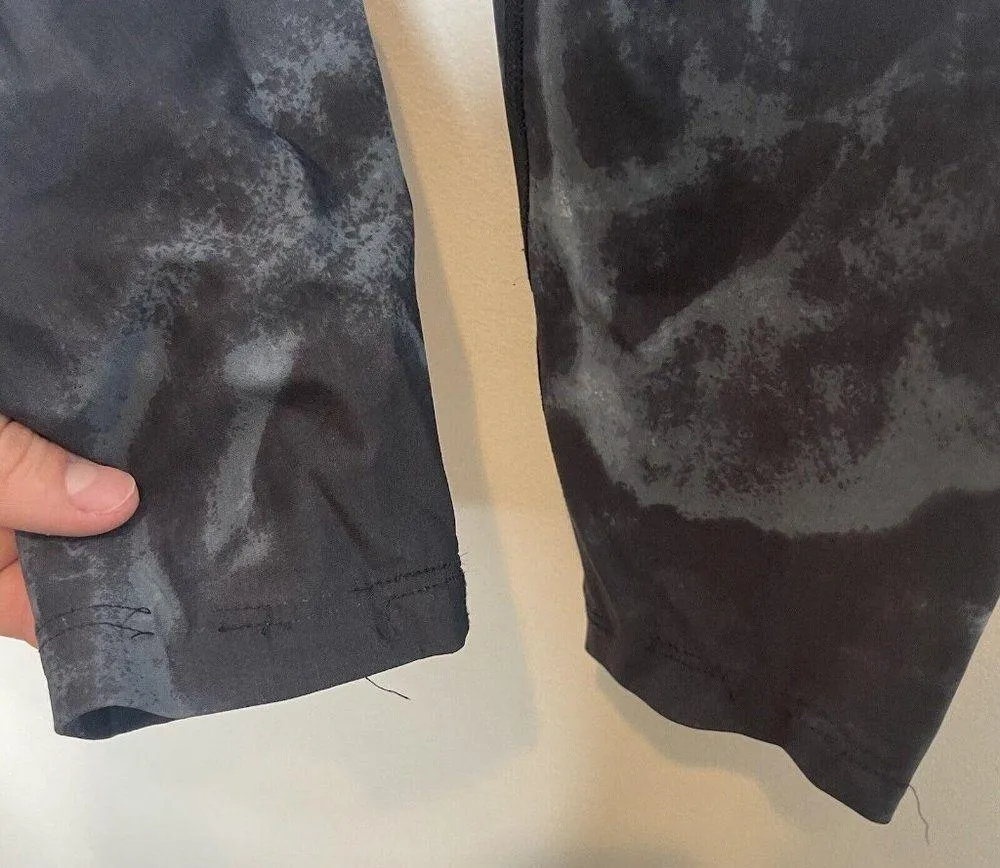 Sweaty Betty Black Blue Mesh Tie Dye Marble Leggings Size XS - Image 8