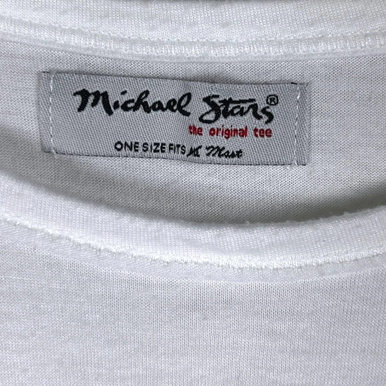 Michael Stars White Long Sleeve Top Hi Lo Hem Relaxed "One Size Fits Most" - Image 6