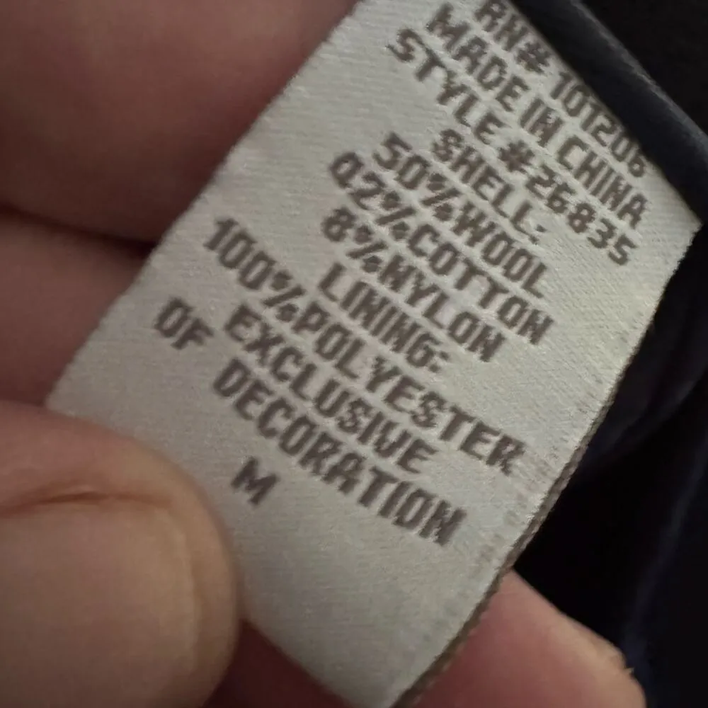 Soft Surroundings Astrid Velvet Shawl Collar Coat - M Elegant Event Wool blend - Image 9