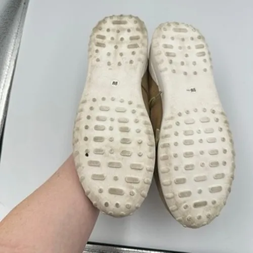 Matisse Top Notch Tan Faux Suede Perforated Lace Up Sneakers Women's Size 9M - Image 8