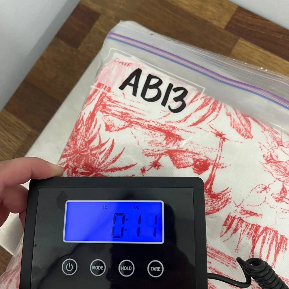 J Mclaughlin Richland Skirt 4 NWT $168 Knee Pencil Denim Heron Toile Coral White - Image 9