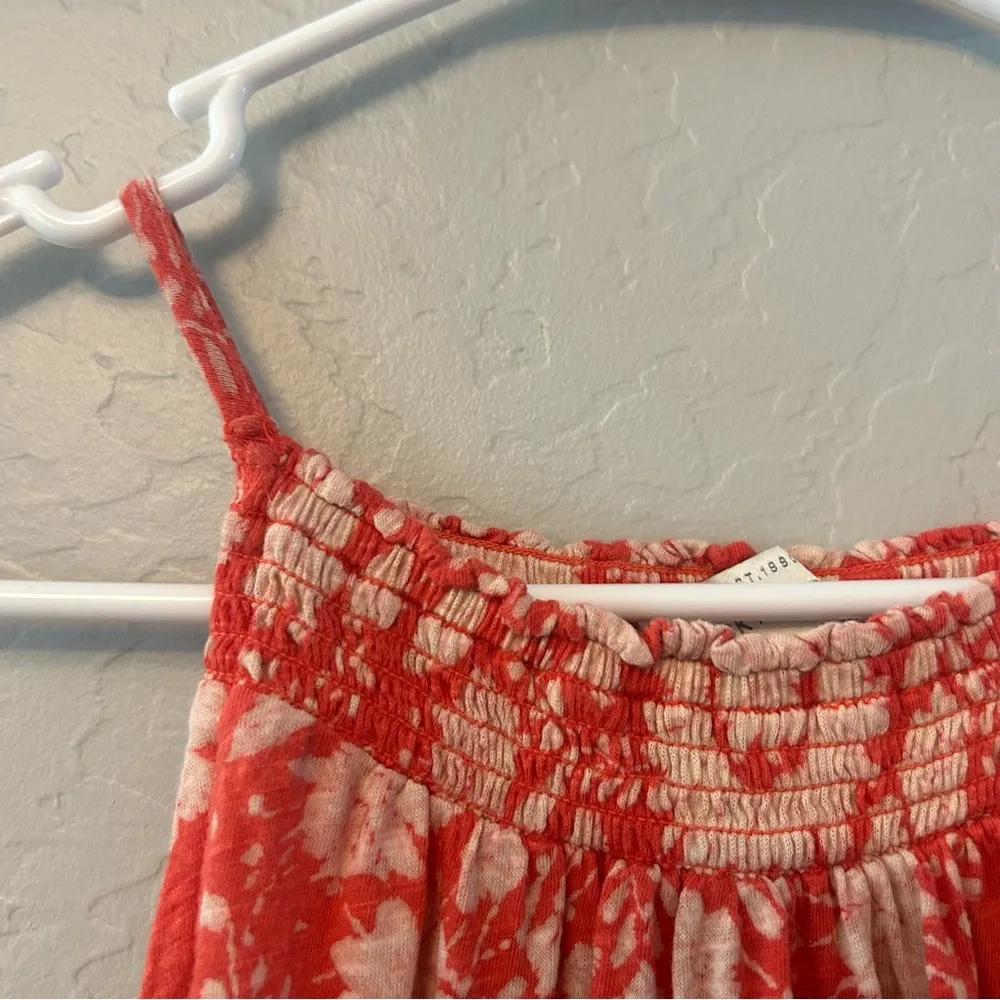 Lucky Brand orange floral print sundress size XS - Image 3