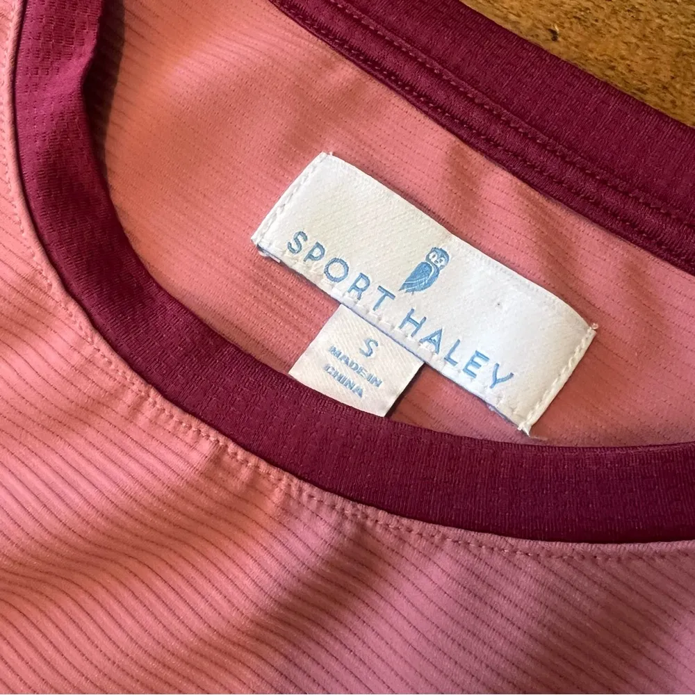 SPORT HALEY Women’s Breeze Golf Long Sleeve Top Size Small EUC Pink - Image 4