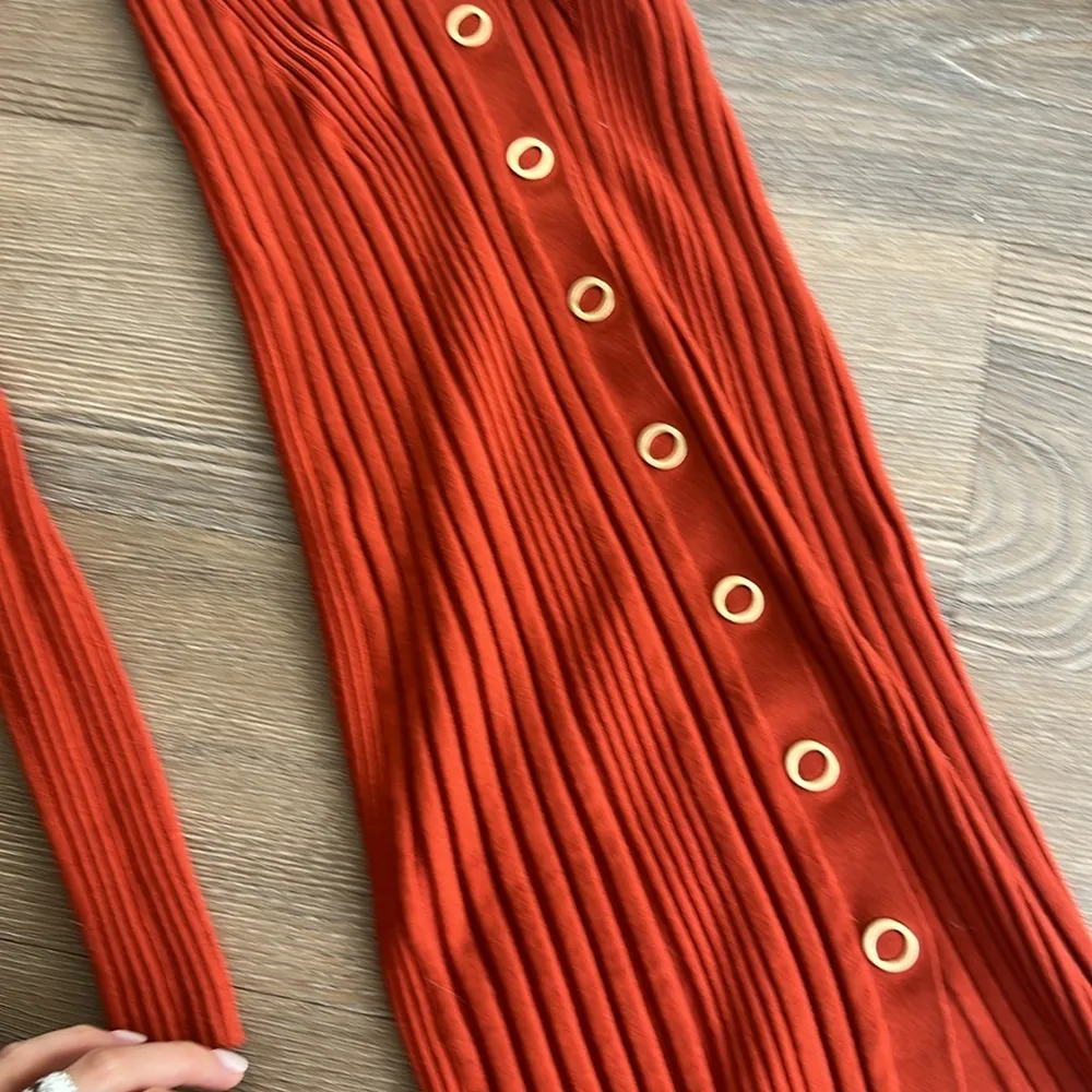 Dion Lee Gradient ribbed button - Image 6