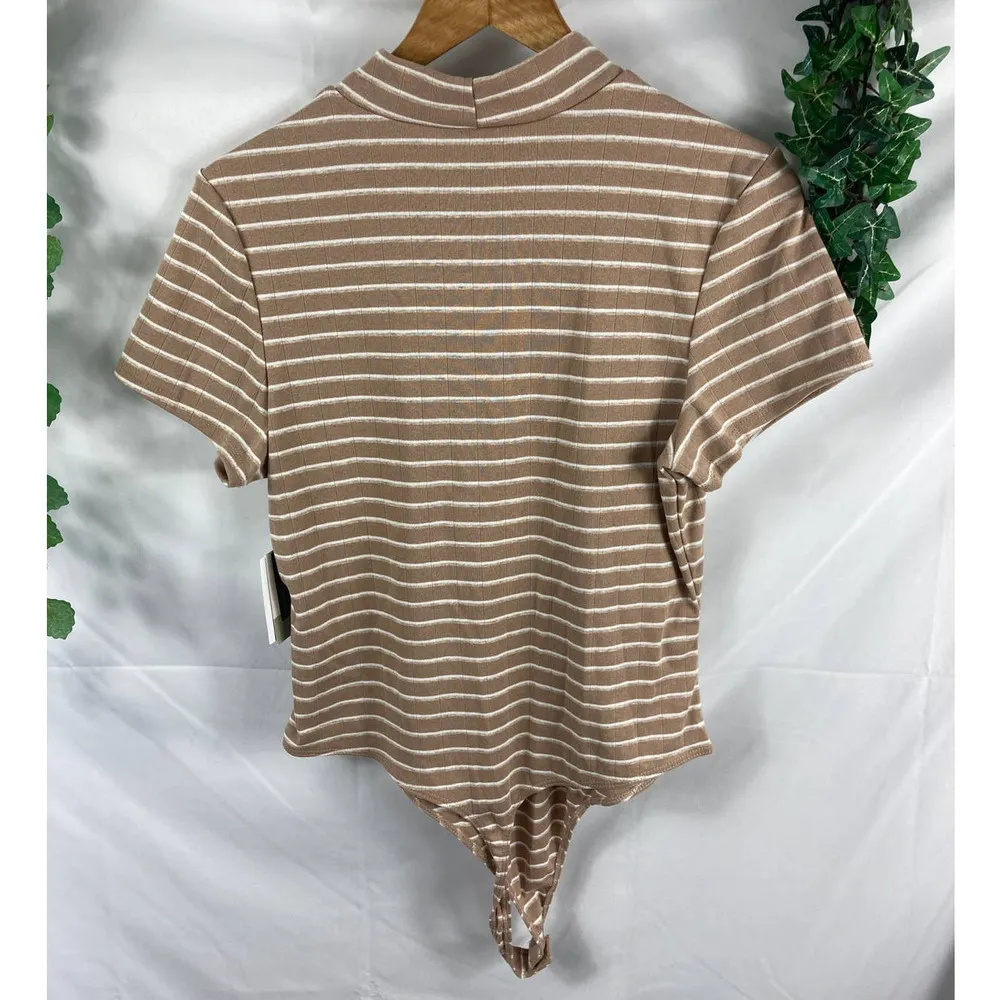 NWT BP Striped ribbed bodysuit - Image 4