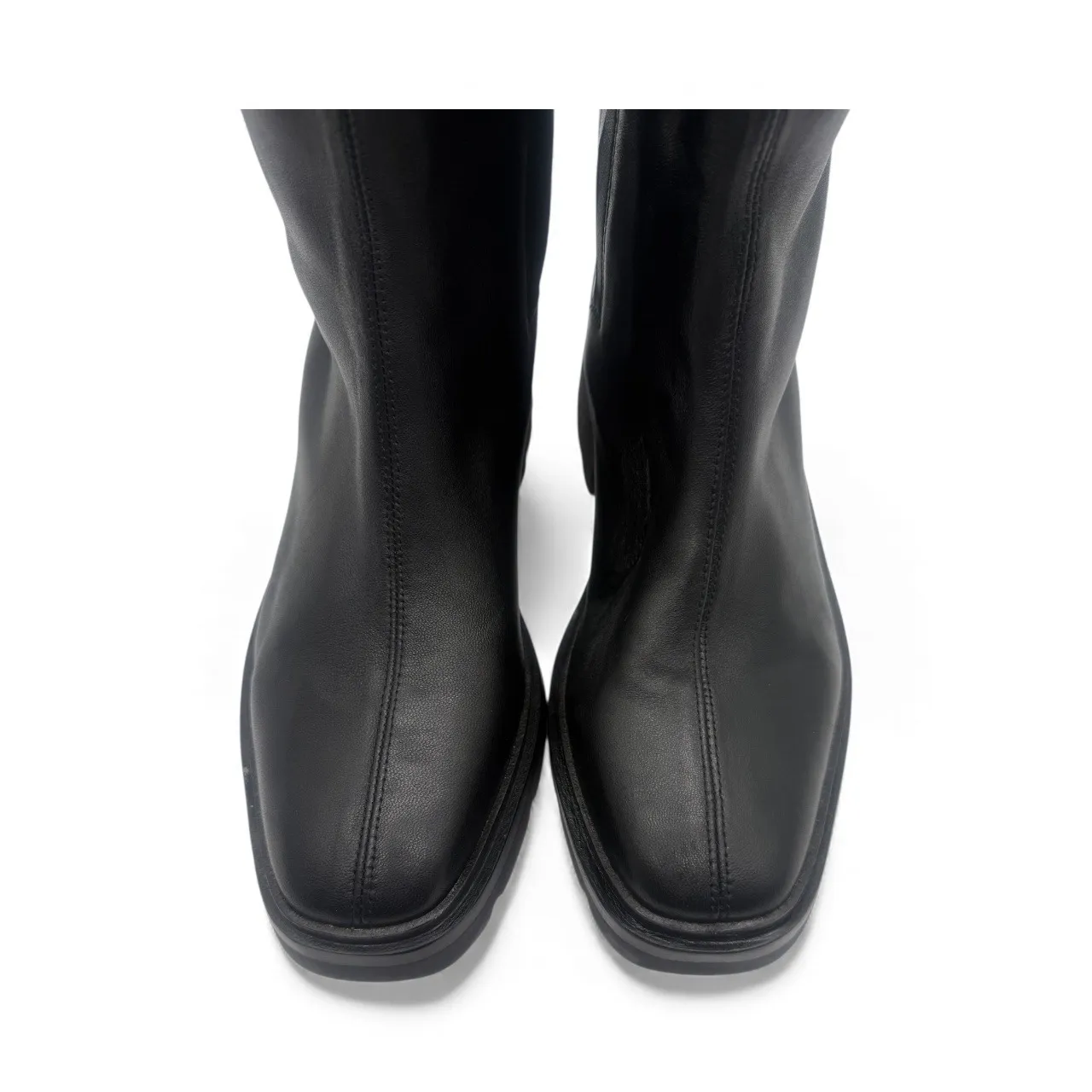 New! Vince Rune Leather Knee-High Lug
Boots Black Sz 9 $595 - Image 4
