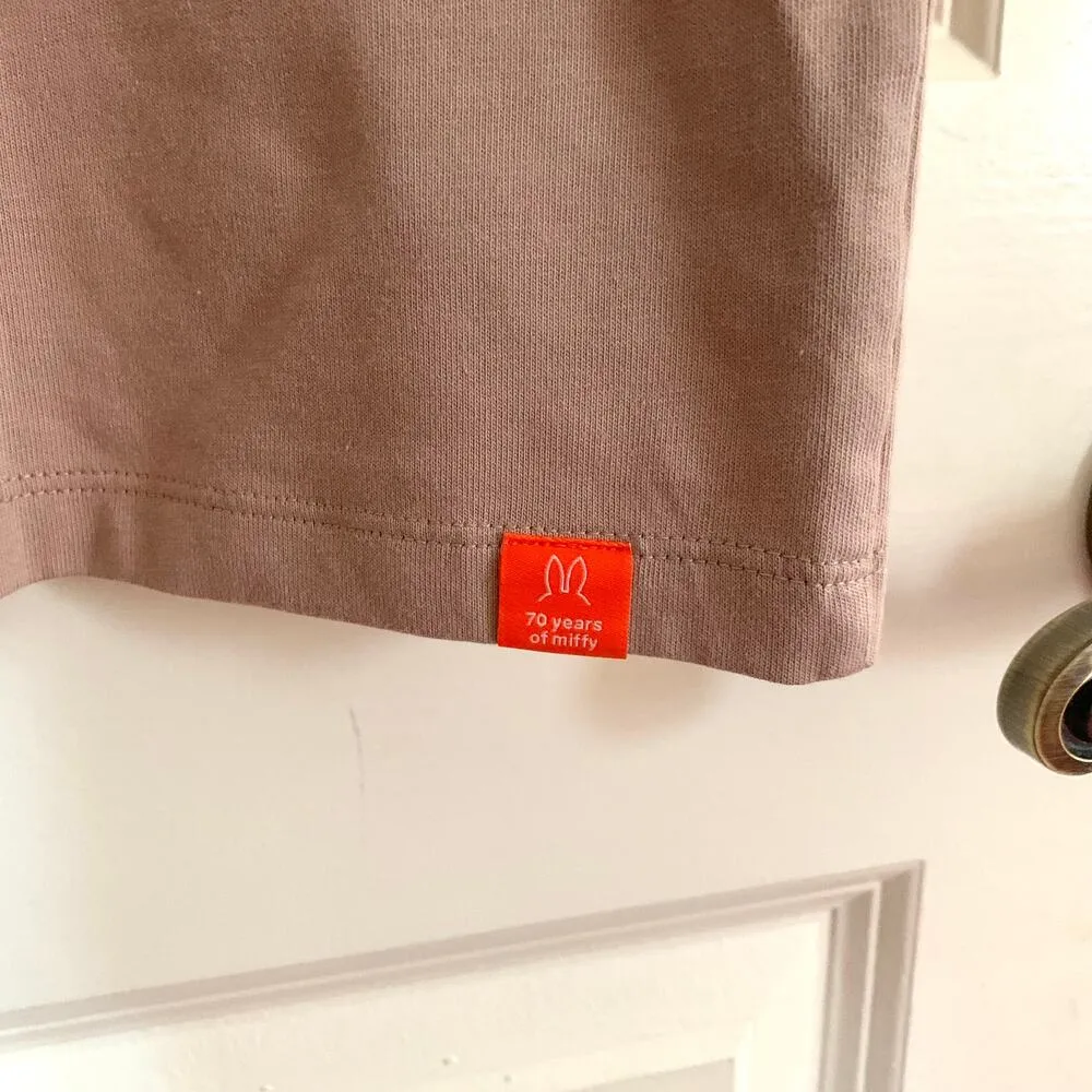 Uniqlo Miffy Mom Dad UT Graphic T-Shirt in Beige - Image 8