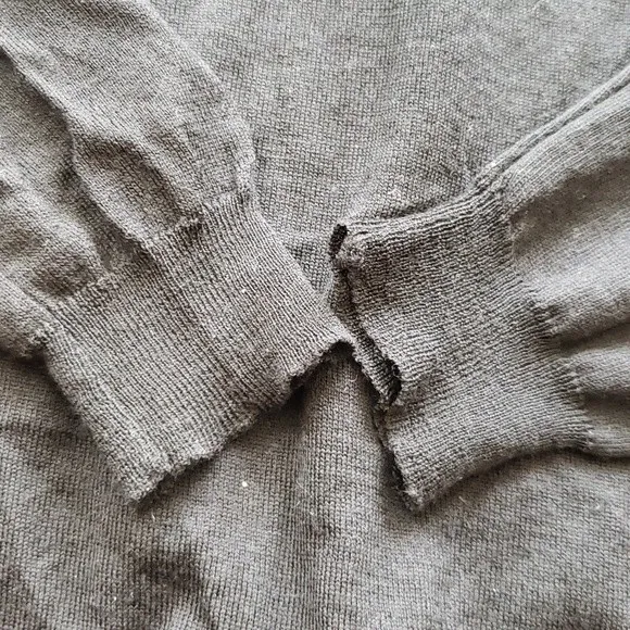 Prada Black Chic Feminine Designer Workcore Basic Knit Pullover Sweater Size 40 - Image 6