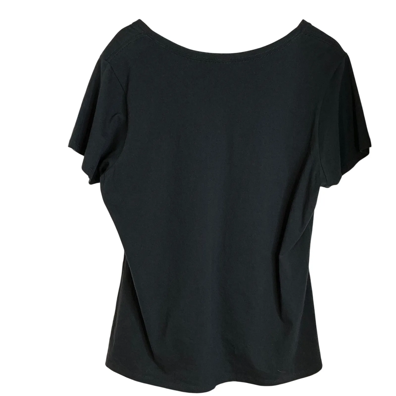 Rod Stewart Forever Young Graphic T Shirt Womens XL Black Concert Tee Pop Art Size XS - Image 2