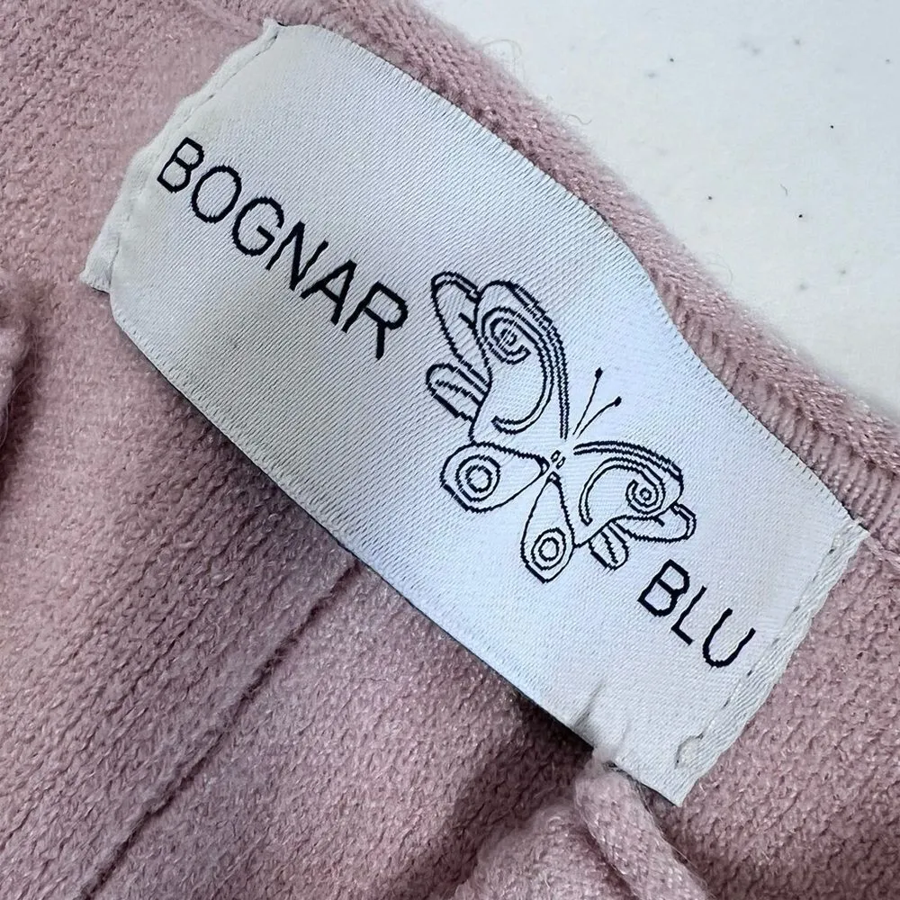 Bognar Blu Made in Italy legally blonde pink knit dress with pearl embroidery Size M - Image 7