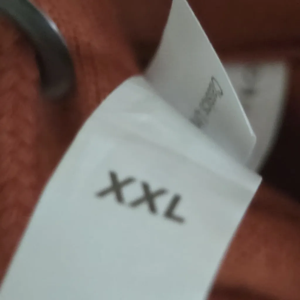 Women's Warm Rust Hoodie Brown Size XXL - Image 11