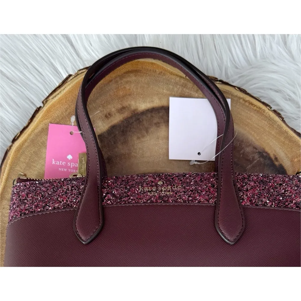 NWT Kate Spade Flash Glitter Satchel - Image 7