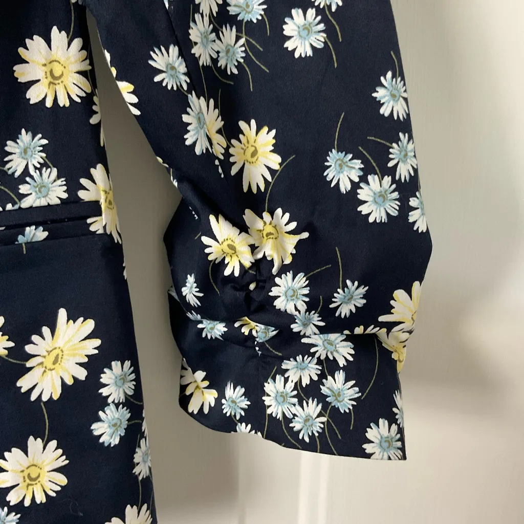 Est. 1946  Floral Navy Classic Blazer Jacket Size Small - Image 6