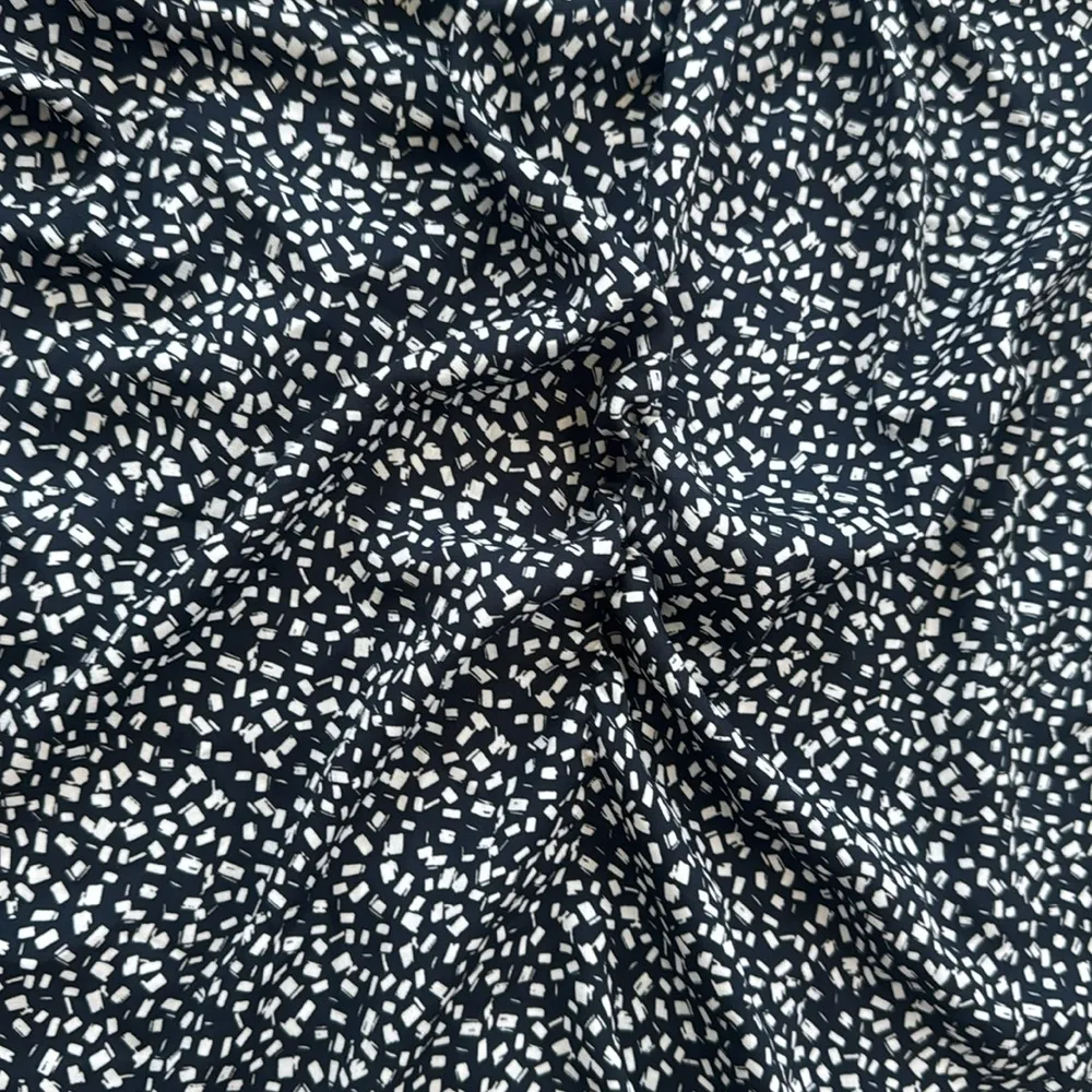 Jach’s Girlfriend 3/4 Sleeve Polka Fit Blouse Black White Medium - Image 5