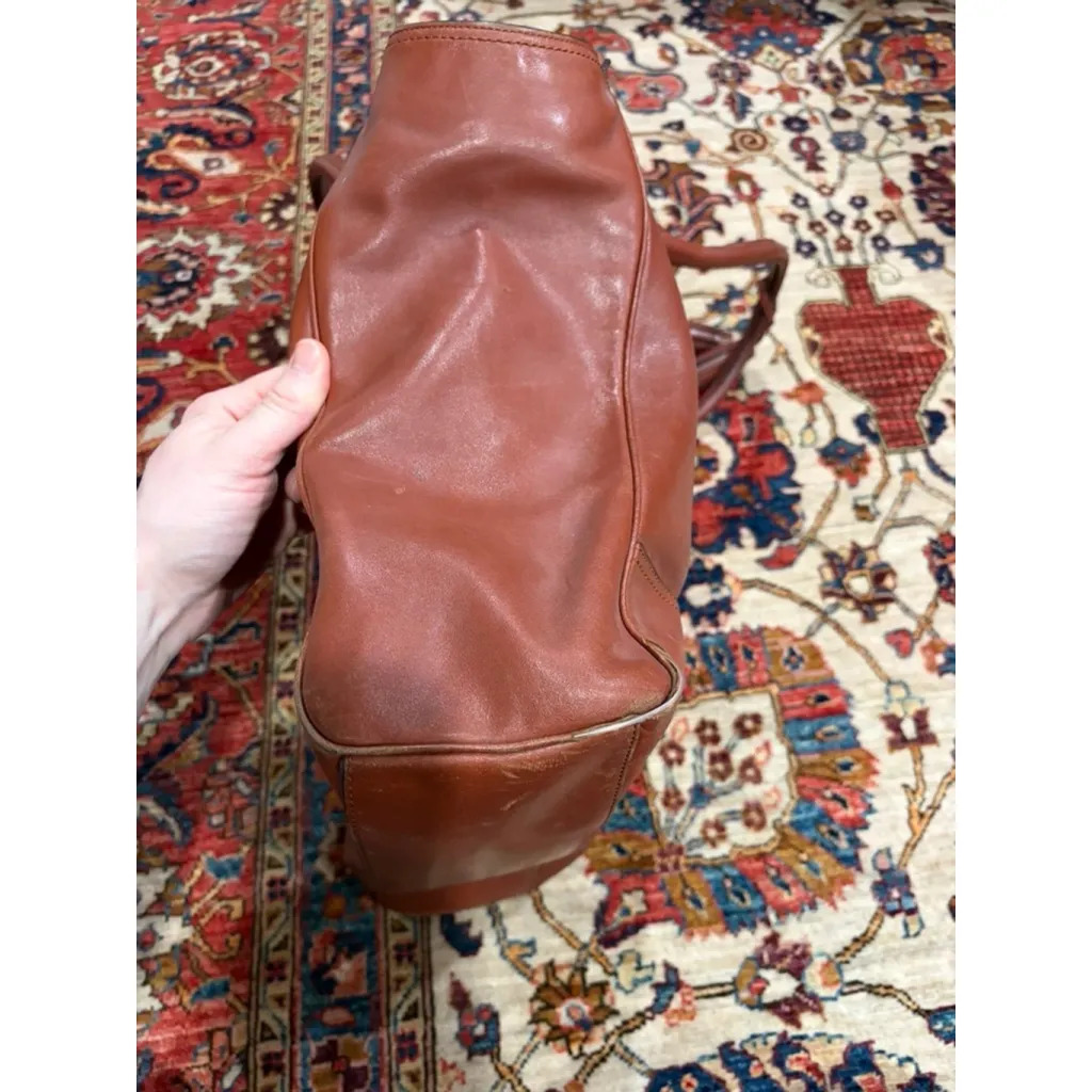 100% Authentic Coach Legacy Leather Handbag Tote Bag Tassel Shoulder Purse FLAW - Image 7