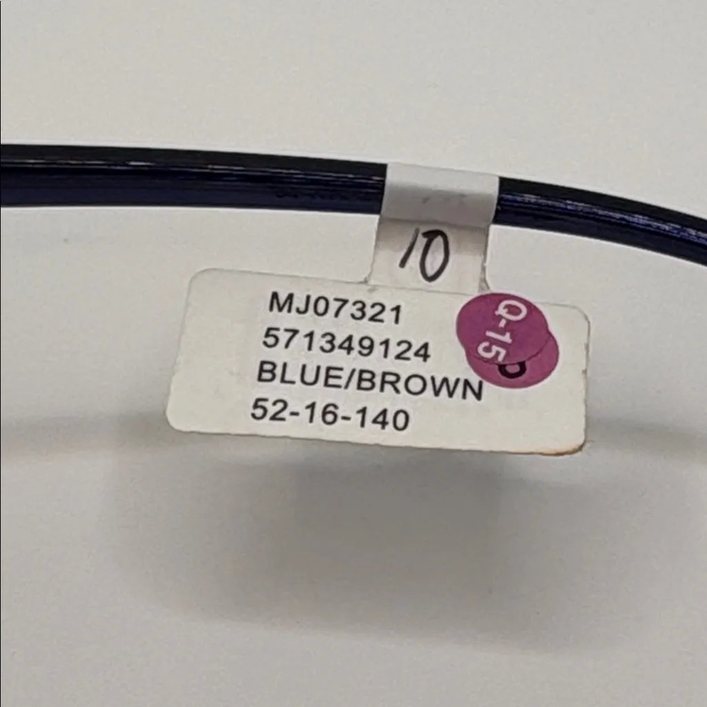 Stylish Blue and Brown Women's Glasses - Image 7