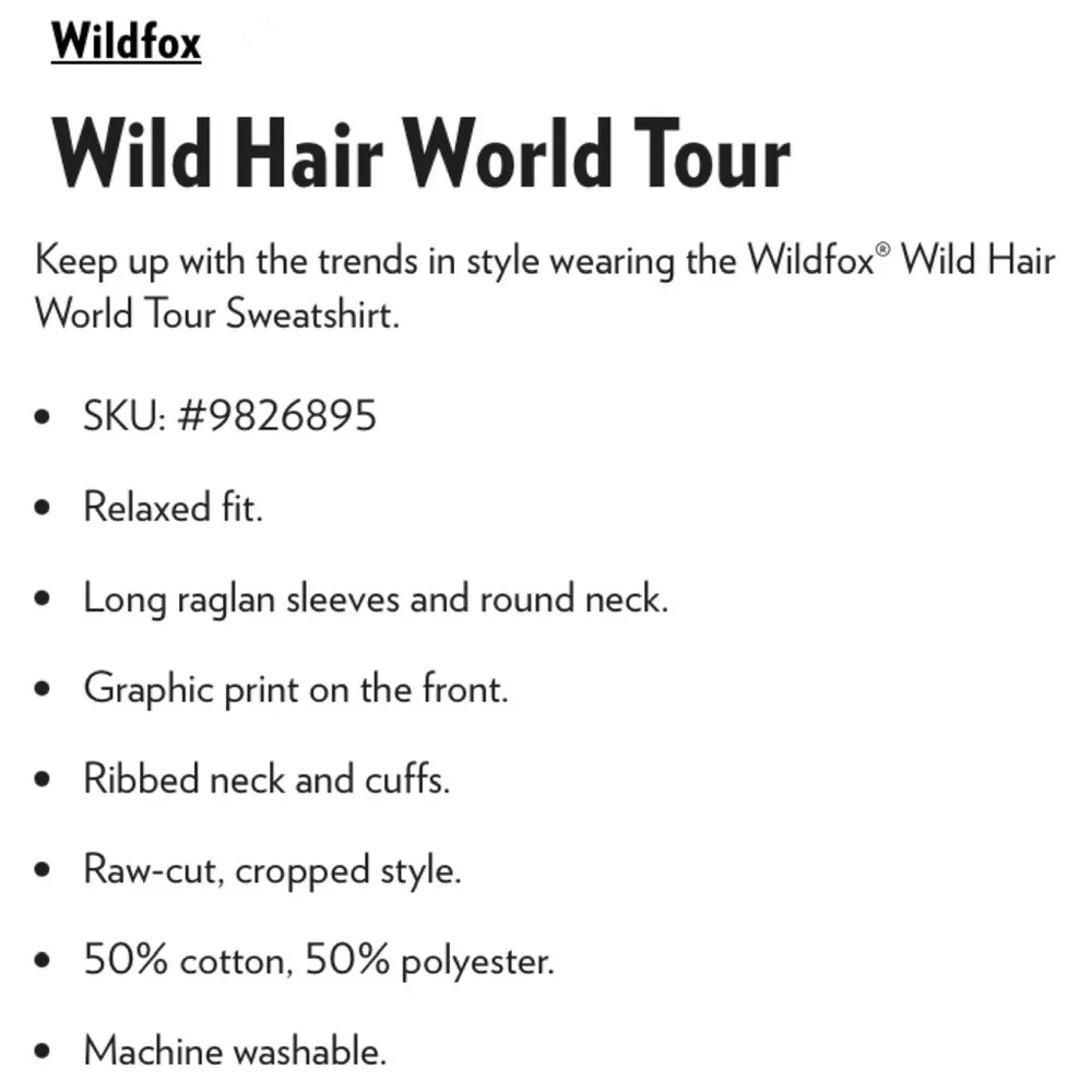 Wild Hair Wild Heart Wild Hair World Tour Distressed Raglan LS Top S - Image 15