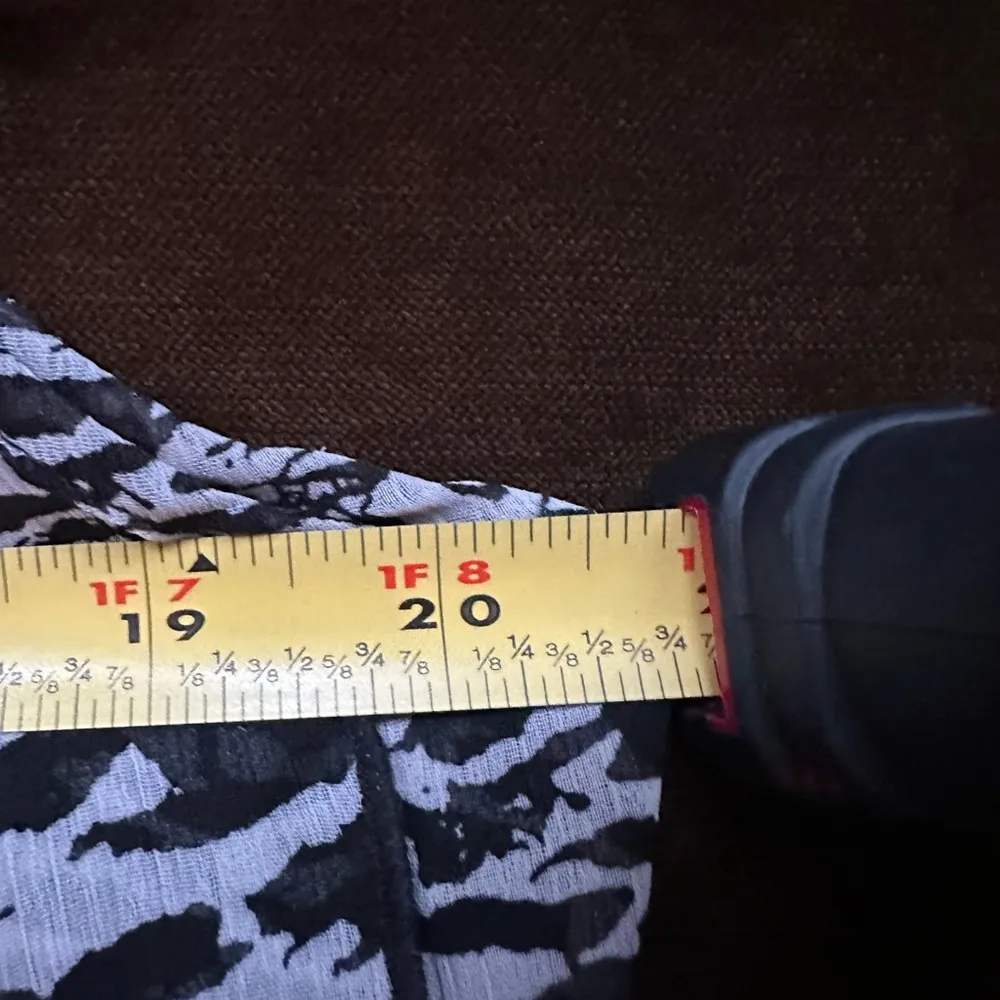 Jones New York Black & White Sheer Animal Print Pleated. With Slip Dress Sz 16W - Image 15