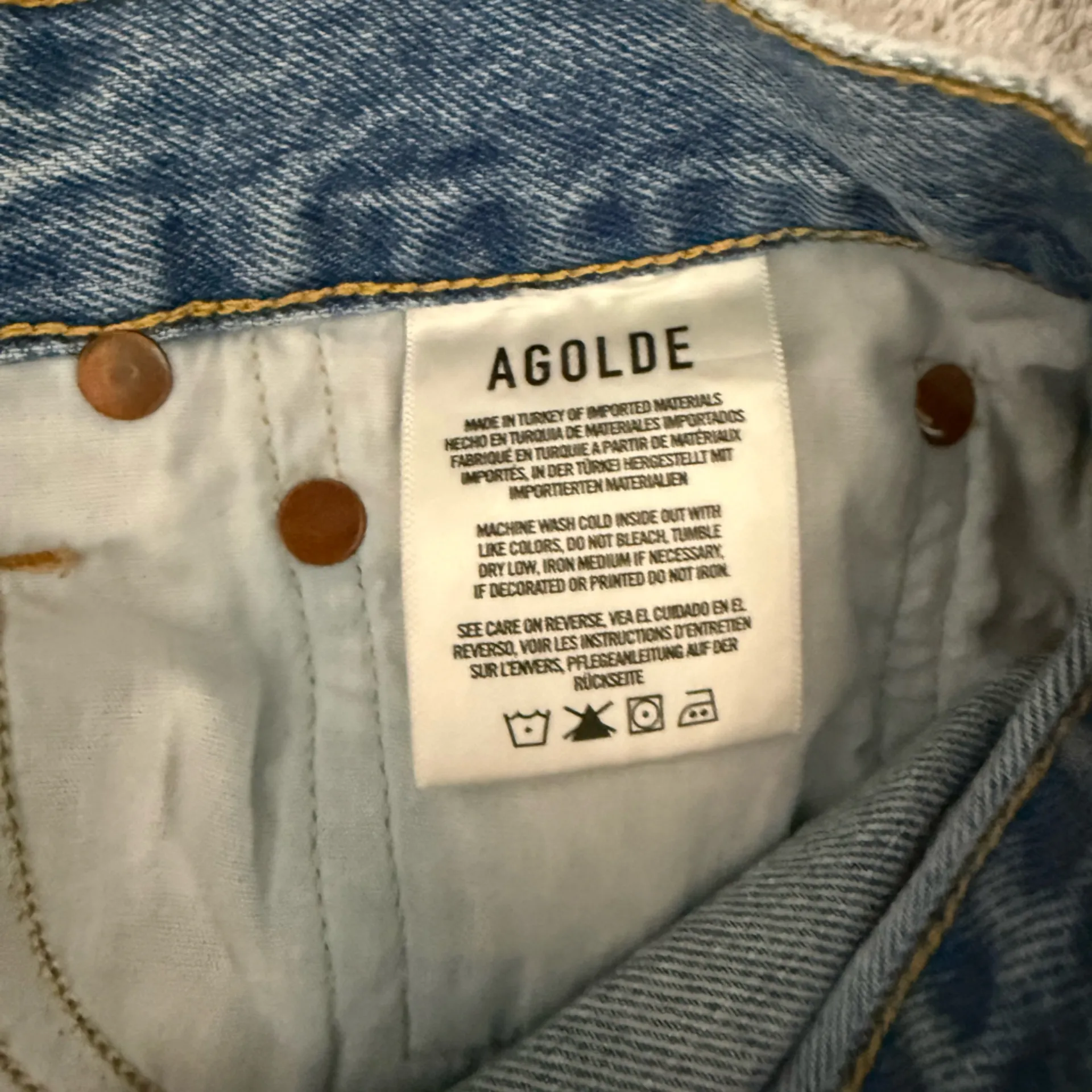 AGOLDE Parker cut off shorts size 27 - Image 7