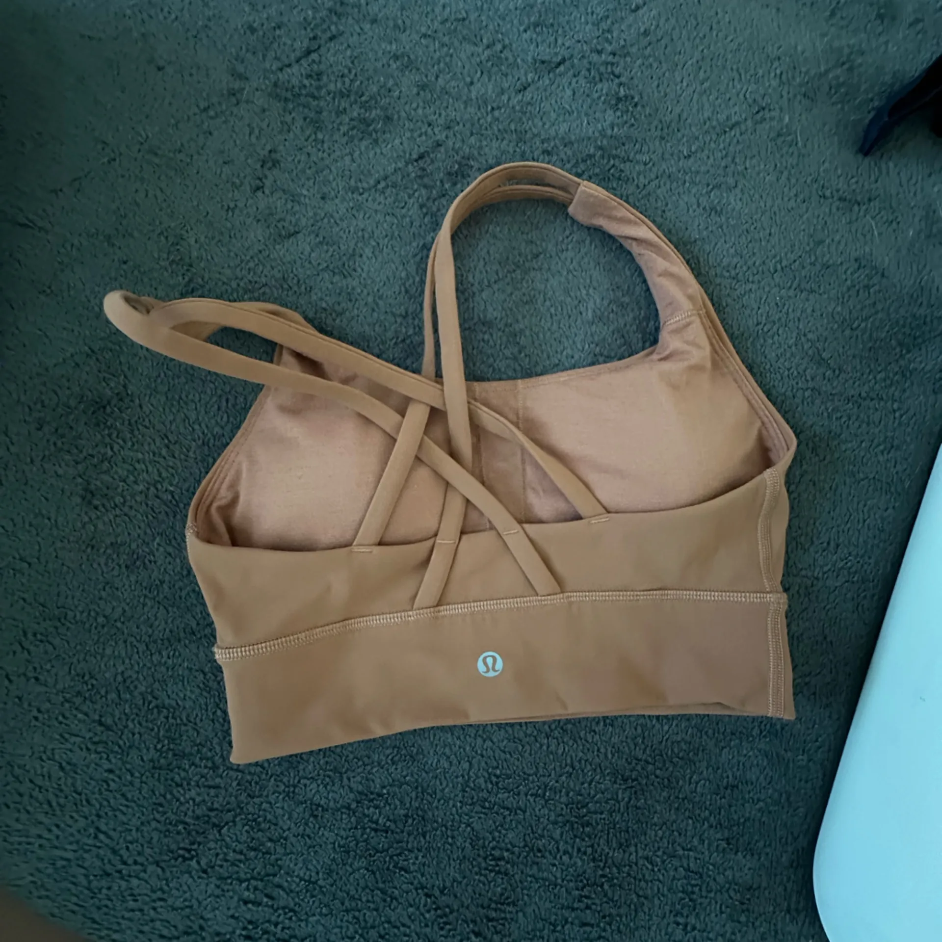 Lululemon  athletica Tan Sports Bra - Image 2