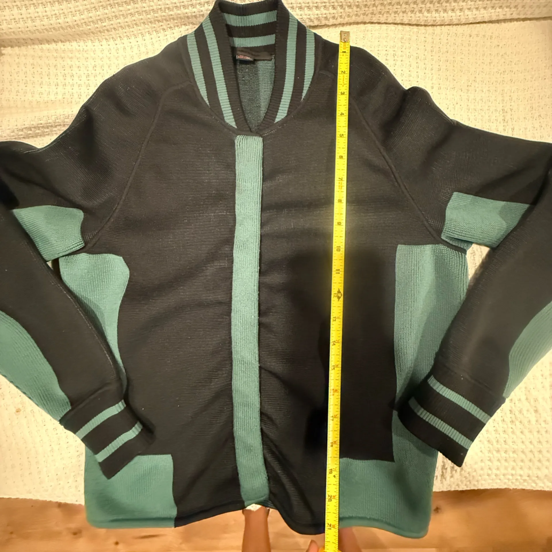 Alexander Wang WOMENS Black and Green Sweater small size - Image 2