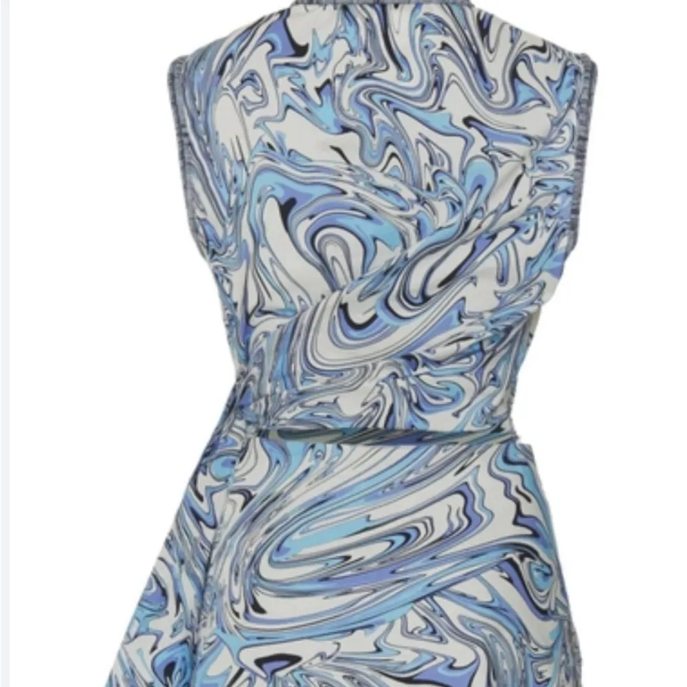 Sportmax by MaxMara Dotto Cotton Printed Top Women's Clothing Light Blue : 6 - Image 4