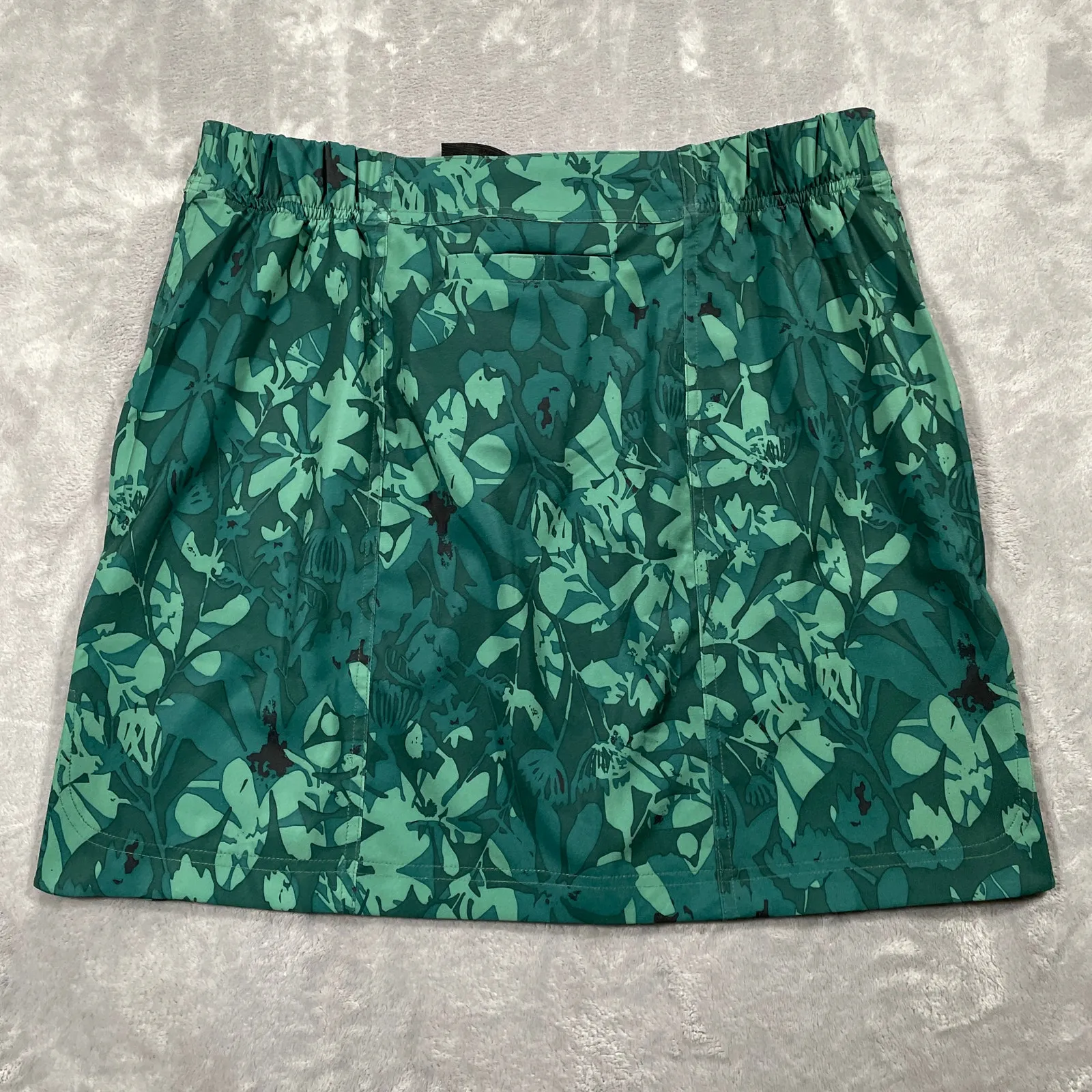 Ripskirt Pull On Skirt Large Green Vacation Packable Cruise Swim Beach Stretch - Image 2